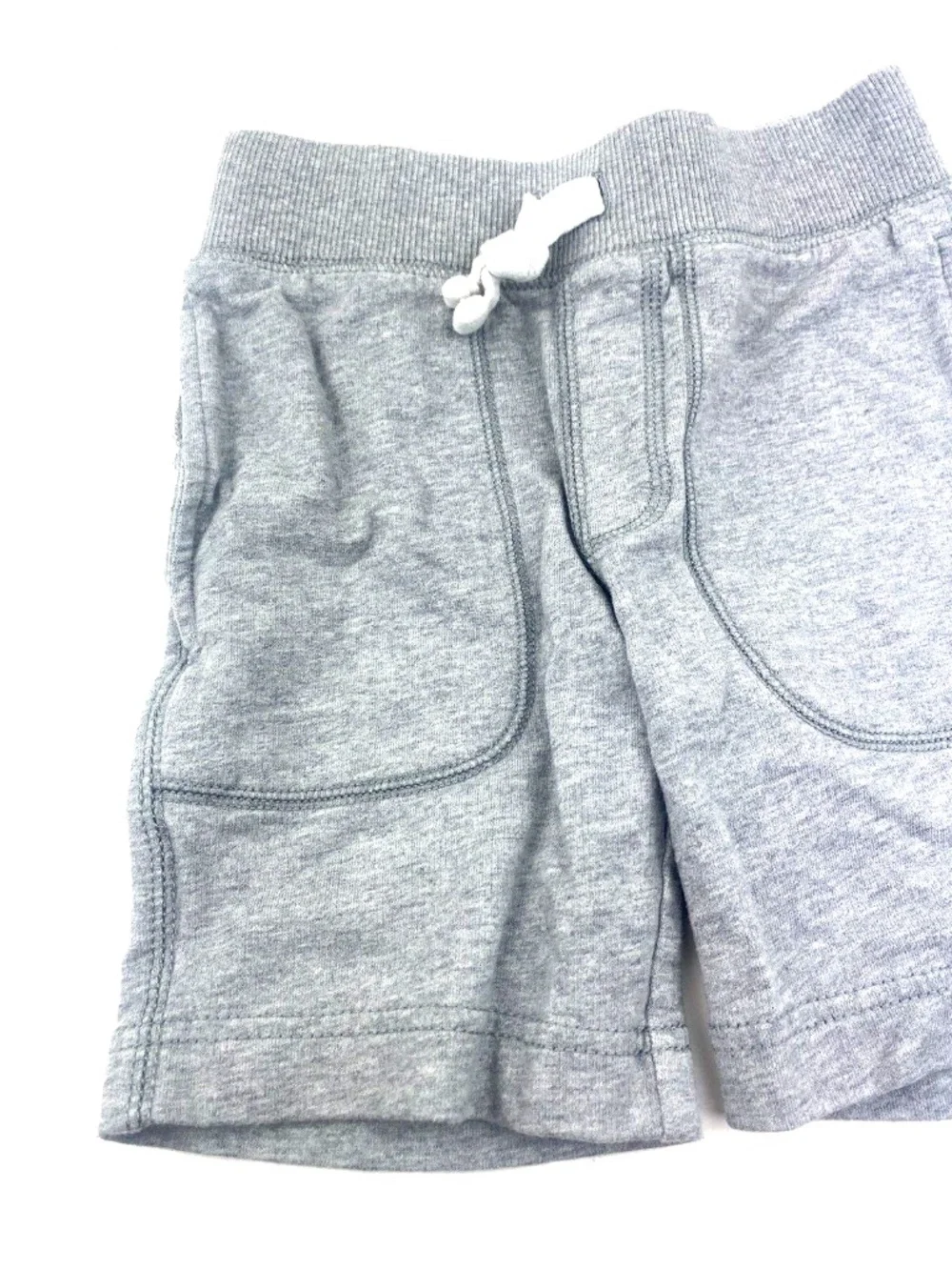 Carter's Boys Shorts Size 6 Elastic Waist Pockets Gray Cotton Children Kids